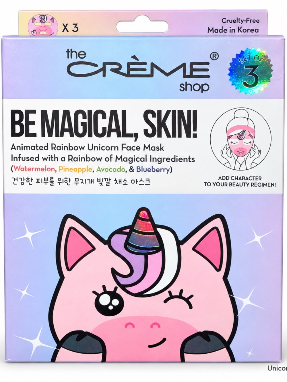 The Creme Shop Unicorn Face Mask